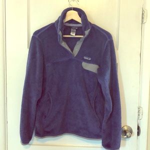 Patagonia purple fleece
